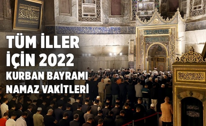 Bayram namazı saat kaçta kılınacak? İşte 81 il için namaz vakitleri